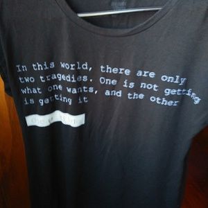 Oscar Wilde quote shirt